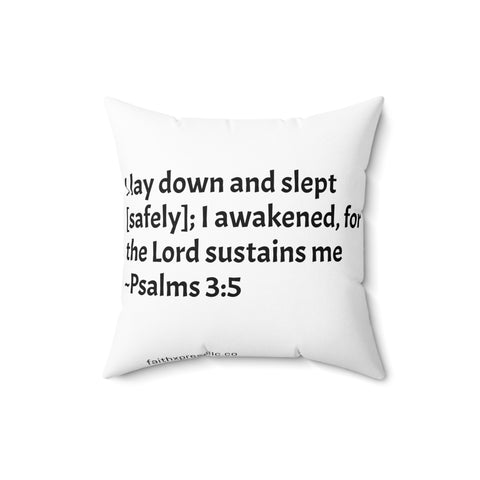 "Prayer Pillow" Spun Polyester Square Pillow
