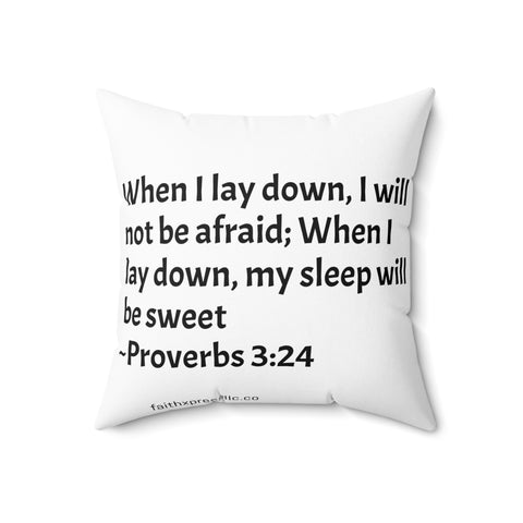 "Prayer Pillow" Spun Polyester Square Pillow