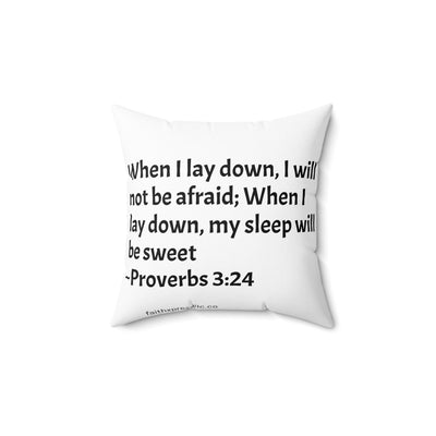 "Prayer Pillow" Spun Polyester Square Pillow