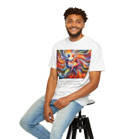 "Mark 10:9" Unisex Garment-Dyed T-shirt