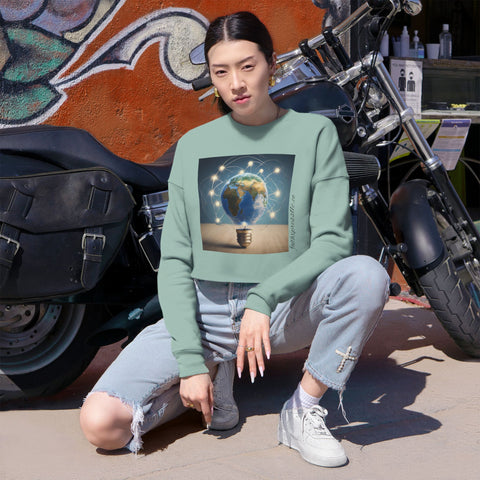 "Be the light" Women's Cropped Sweatshirt
