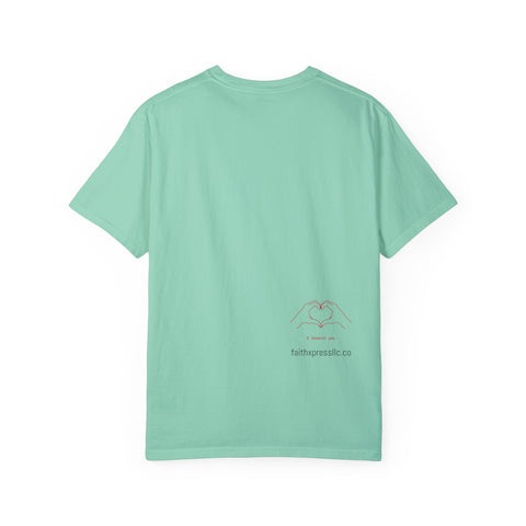 "Mark 10:9" Unisex Garment-Dyed T-shirt