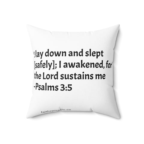 "Prayer Pillow" Spun Polyester Square Pillow