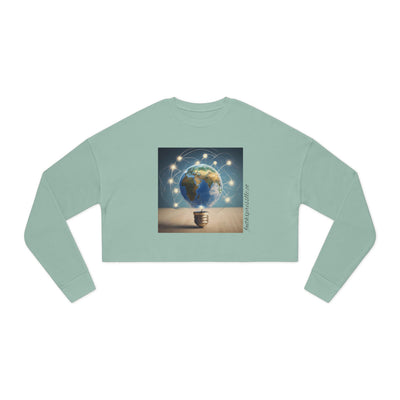 "Be the light" Women's Cropped Sweatshirt
