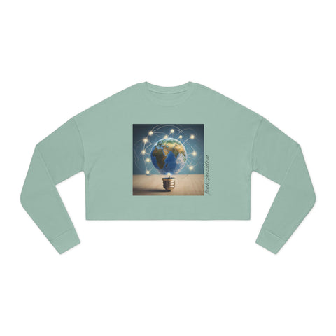 "Be the light" Women's Cropped Sweatshirt