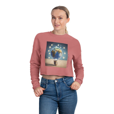 "Be the light" Women's Cropped Sweatshirt