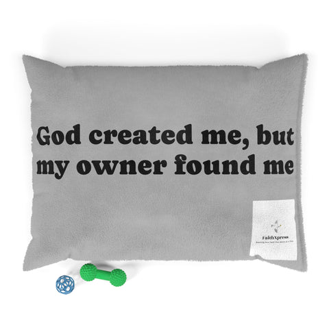 "Created & Found" Pet Bed