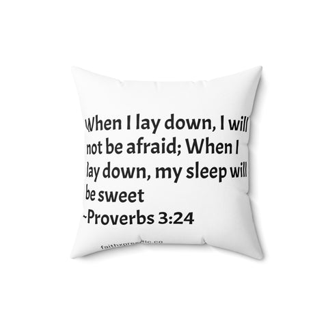 "Prayer Pillow" Spun Polyester Square Pillow